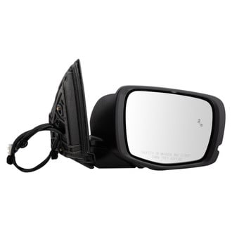 TRQ® - Power Heated Manual-Foldaway Side View Mirror