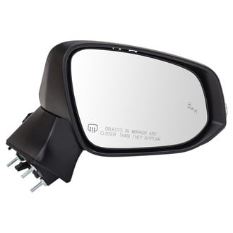 TRQ® - Power Heated Manual-Foldaway Side View Mirror
