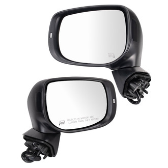 TRQ® - Driver and Passenger Side Power View Mirror Set (Heated, Foldaway)