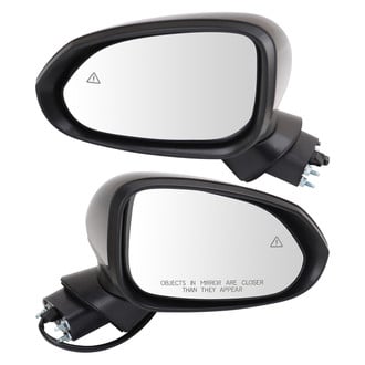 TRQ® - Driver and Passenger Side Power View Mirror Set (Heated, Foldaway)