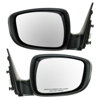 TRQ® - Driver and Passenger Side Power View Mirror Set (Heated, Foldaway)