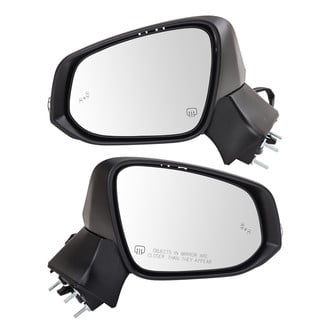 TRQ® - Power Heated Foldaway Side View Mirror Set