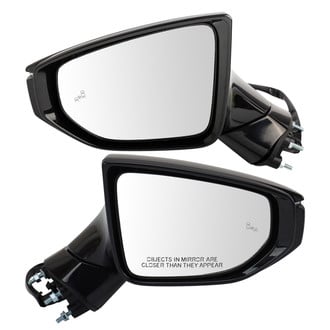 TRQ® - Driver and Passenger Side Power View Mirror Set (Heated, Foldaway)