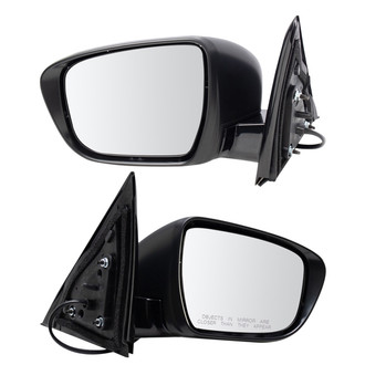 TRQ® MRA23922 - Driver and Passenger Side Power View Mirror Set (Non-Heated, Foldaway)