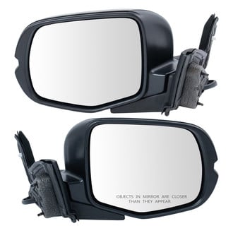 TRQ® - Driver and Passenger Side Power View Mirror Set (Heated, Foldaway)