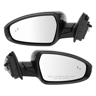 TRQ® - Driver and Passenger Side Power View Mirror Set (Heated, Foldaway)