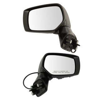 TRQ® MRA23927 - Driver and Passenger Side Power View Mirror Set (Non-Heated, Foldaway)