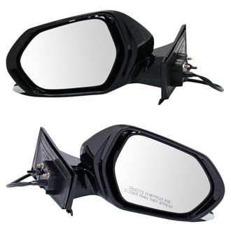 TRQ® - Driver and Passenger Side Power View Mirror Set (Heated, Foldaway)