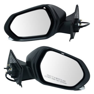 TRQ® - Driver and Passenger Side Power View Mirror Set (Heated, Foldaway)