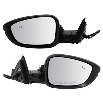 TRQ® - Driver and Passenger Side Power View Mirror Set (Heated, Foldaway)