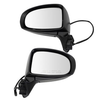 TRQ® - Driver and Passenger Side Power View Mirror Set (Non-Heated, Foldaway)