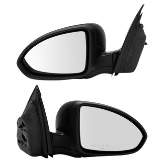 TRQ® - Driver and Passenger Side Power View Mirror Set (Non-Heated, Foldaway)
