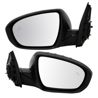 TRQ® MRA23952 - Driver and Passenger Side Power View Mirror Set (Heated, Foldaway)