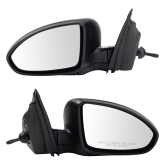 TRQ® - Driver and Passenger Side Manual Remote View Mirror Set