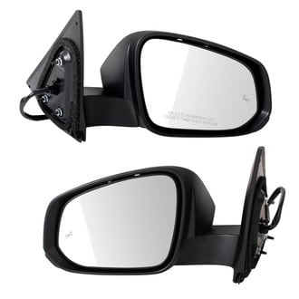 TRQ® - Driver and Passenger Side View Mirror Set