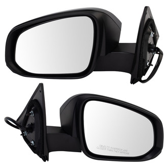 TRQ® - Driver and Passenger Side View Mirror Set
