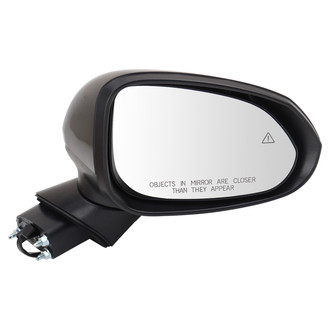 TRQ® - Passenger Side Power View Mirror (Non-Heated, Foldaway)