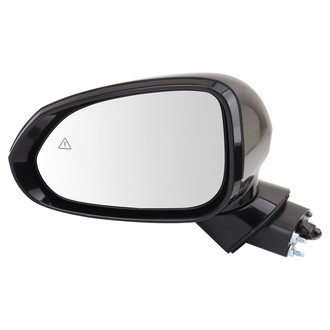 TRQ® - Power Heated Manual-Foldaway Side View Mirror
