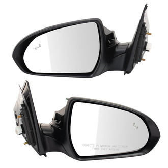 TRQ® - Driver and Passenger Side Power View Mirror Set (Heated, Foldaway)