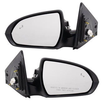 TRQ® - Driver and Passenger Side Power View Mirror Set (Heated, Foldaway)