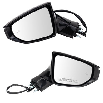 TRQ® - Power Heated Foldaway Side View Mirror Set