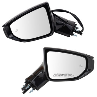 TRQ® - Driver and Passenger Side View Mirror Set