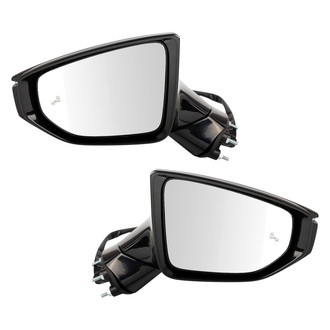 TRQ® - Power Heated Manual-Foldaway Side View Mirror