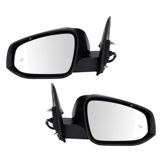 TRQ® - Power Heated Manual-Foldaway Side View Mirror