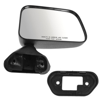 TRQ® - Passenger Side Manual View Mirror (Non-Heated, Foldaway)