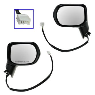 TRQ® - Driver and Passenger Side Power View Mirror Set (Heated, Foldaway)