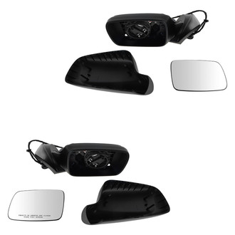 TRQ® - Driver and Passenger Side Power View Mirror Set (Heated, Foldaway)