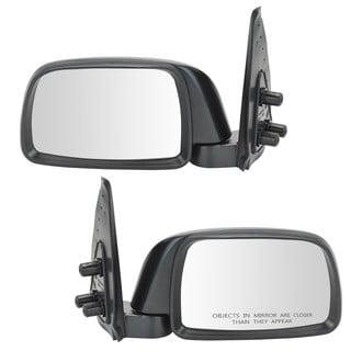 TRQ® - Driver and Passenger Side Manual View Mirror Set