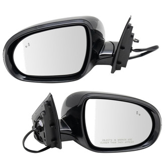 TRQ® - Driver and Passenger Side Power View Mirrors (Heated)