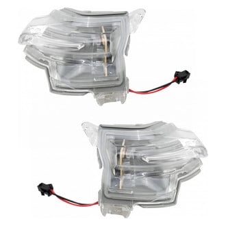 TRQ® - Driver and Passenger Side View Mirror Turn Signal Lights