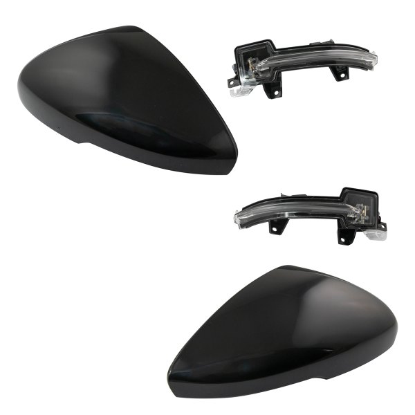 TRQ® - Driver and Passenger Side View Mirror Turn Signal Set