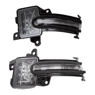 TRQ® - Driver and Passenger Side View Mirror Turn Signal Light Set
