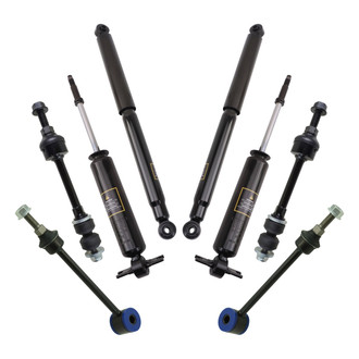 TRQ® - Front and Rear Shock Absorber and Suspension Kit