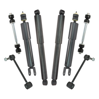 TRQ® - Front and Rear Shock Absorber and Suspension Kit