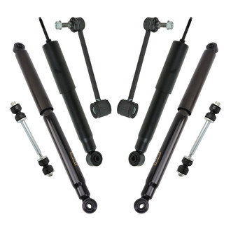 TRQ® - Front and Rear Shock Absorber and Suspension Kit