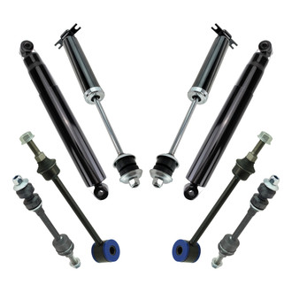 TRQ® - Front and Rear Shock Absorber and Suspension Kit