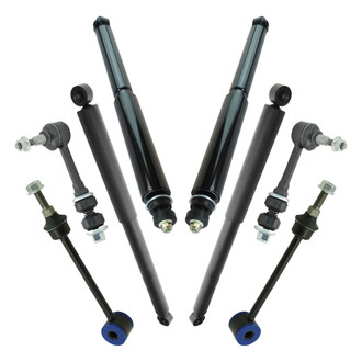 TRQ® - Front and Rear Shock Absorber and Suspension Kit