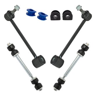 TRQ® - Front and Rear Sway Bar Link and Suspension Kit