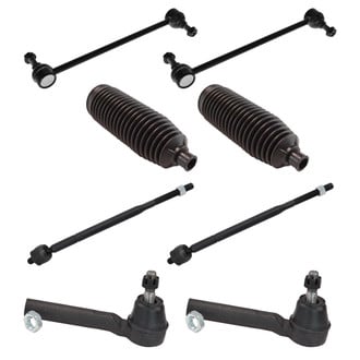 TRQ® - Front Steering Tie Rods and Suspension Kit