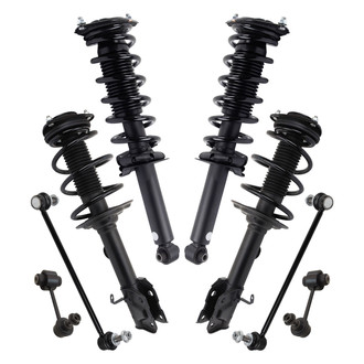 TRQ® - Front and Rear Shock Absorber and Suspension Kit