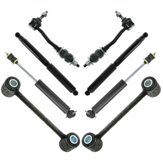 TRQ® - Front and Rear Shock Absorber and Suspension Kit