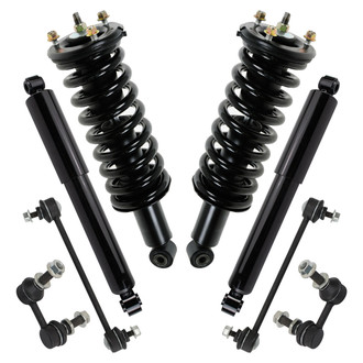 TRQ® - Front and Rear Shock Absorber and Suspension Kit