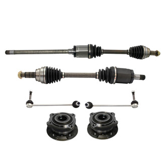TRQ® - Front Axle Shaft and Suspension Kit