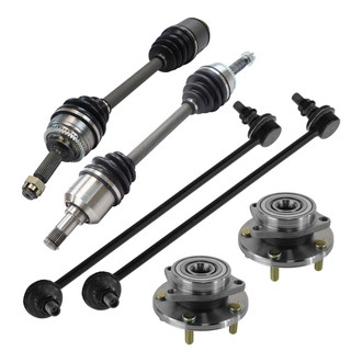 TRQ® - Front Axle Shaft and Suspension Kit