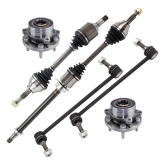 TRQ® - Front Axle Shaft and Suspension Kit