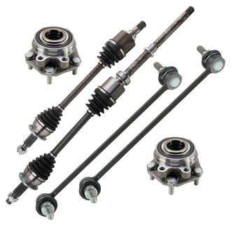 TRQ® - Front Axle Shaft and Suspension Kit